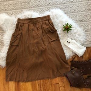 Cute Knee Length Skirt